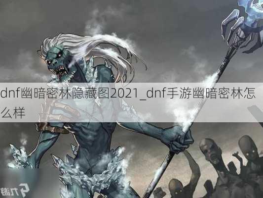 dnf幽暗密林隐藏图2021_dnf手游幽暗密林怎么样