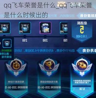 qq飞车荣誉是什么_qq飞车荣誉是什么时候出的