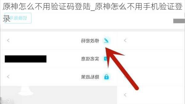 原神怎么不用验证码登陆_原神怎么不用手机验证登录