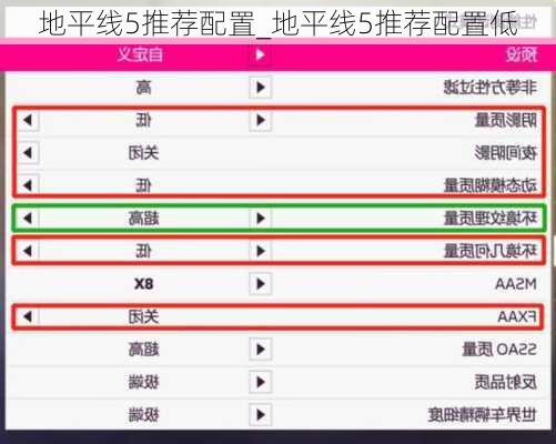 地平线5推荐配置_地平线5推荐配置低