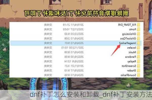 dnf补丁怎么安装和卸载_dnf补丁安装方法