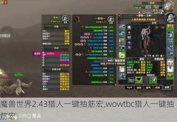 魔兽世界2.43猎人一键抽筋宏,wowtbc猎人一键抽筋宏