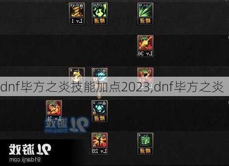 dnf毕方之炎技能加点2023,dnf毕方之炎