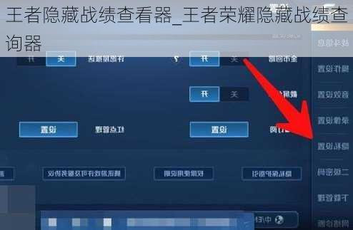 王者隐藏战绩查看器_王者荣耀隐藏战绩查询器