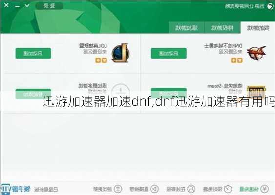 迅游加速器加速dnf,dnf迅游加速器有用吗