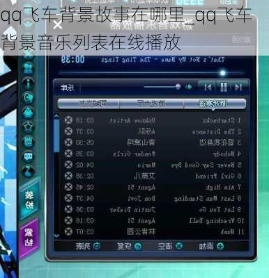 qq飞车背景故事在哪里_qq飞车背景音乐列表在线播放