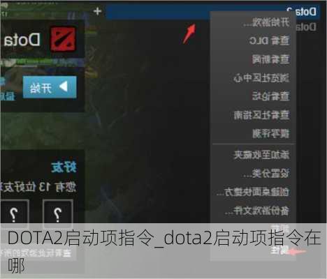 DOTA2启动项指令_dota2启动项指令在哪