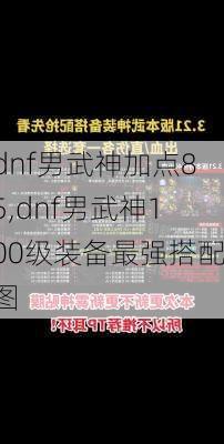 dnf男武神加点85,dnf男武神100级装备最强搭配图