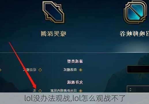 lol没办法观战,lol怎么观战不了