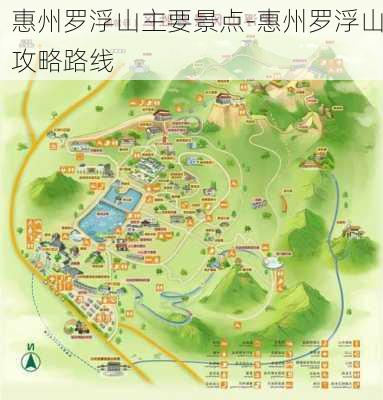 惠州罗浮山主要景点-惠州罗浮山攻略路线