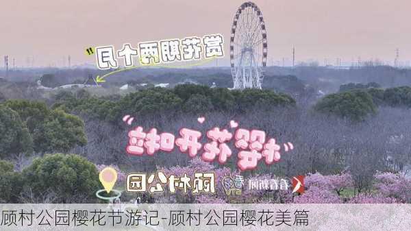 顾村公园樱花节游记-顾村公园樱花美篇